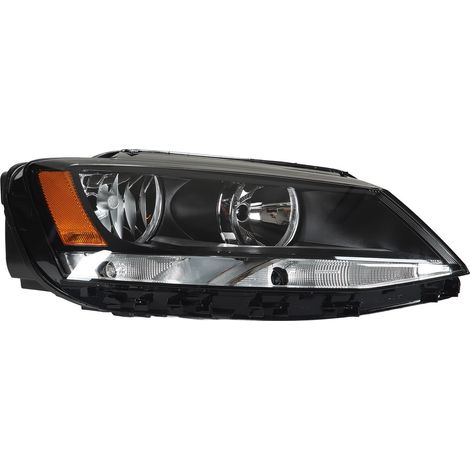 Phares noirs boîtier ambre clignotant lampe d'angle pour voiture extérieur accessoire droit 2503146 (1/5)