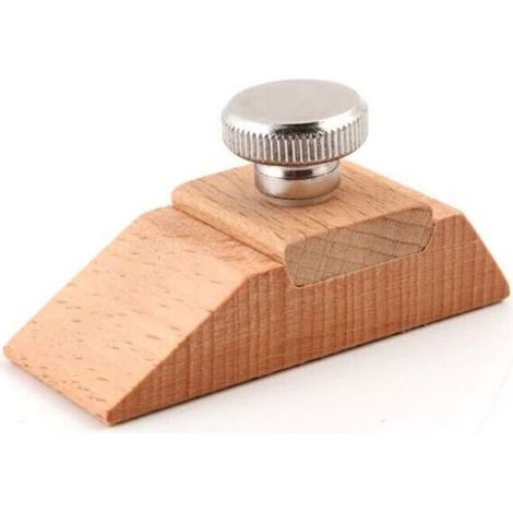 Generic Cale à Poncer en Bois, Fait à Main Cuir Artisanat Abrasif - Cuir Polissage Outil - DIY Bord Meulage Outil..DEBUNS