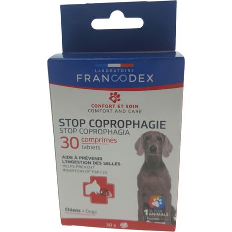 Stop coprophagie (ingestion des selles) 30 comprimés pour chien - Francodex