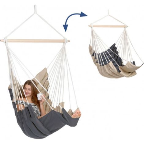 Fauteuil suspendu Amazonas réversible XXL California Sand (1/5)