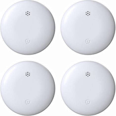 4 Stück GPS-Tracker-Schlüsselfinder Airtag für iOS – Weiß