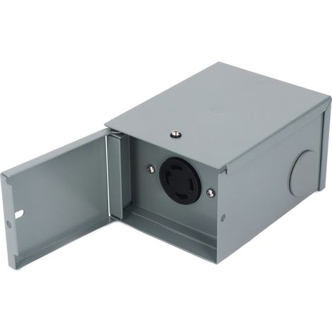 Boîtier de prise électrique 30 A pour VR, étanche et fermé, panneau de prises électriques 125 V 250 V CA (1/5)