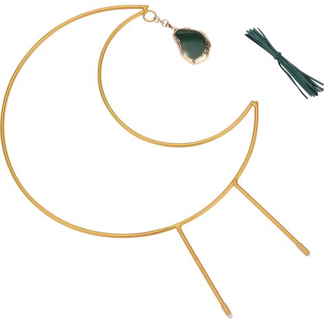 Support pour plantes grimpantes, treillis en fer pour plantes grimpantes, support en forme de lune (1/5)