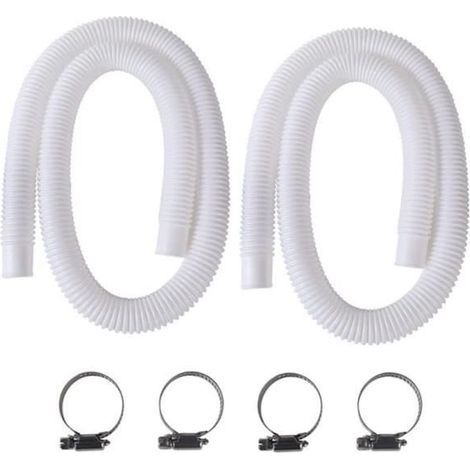 Intex Pool Hose - 2 Pieces - 150 cm - Clear PVC - 32 mm (1/4)