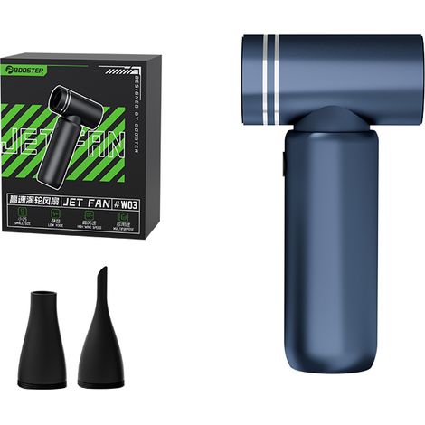 (Bleu) Mini aspirateur portable haute vitesse à turbine à jet suralimentée 110 000 tr/min (1/5)
