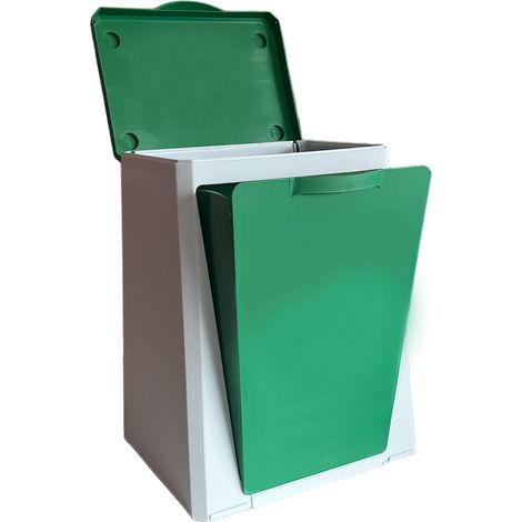 VILEDA Cubo modulable de reciclaje ECUBE de plástico, 1 papelera - Capacidad 10L (1/5)