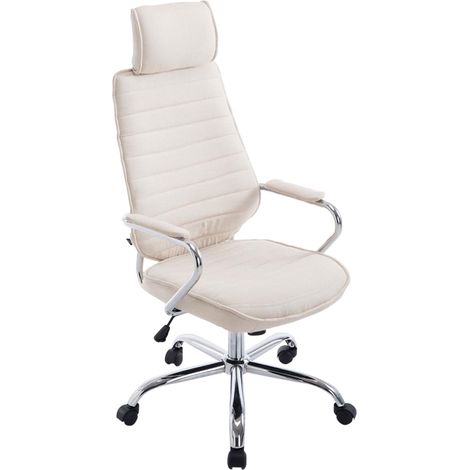 Silla de Oficina Rako Tela Crema (1/5)