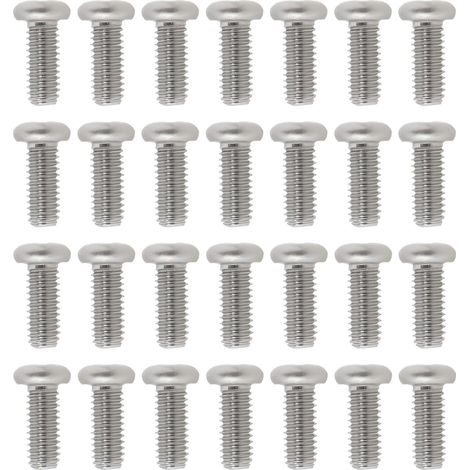 Lot de 50 vis de montage pour TV M4 x 10 mm - Pièce de rechange en acier inoxydable 304 - Vis de montage pour support de moniteur TV - Vis de fixation pour ordinateur (1/5)