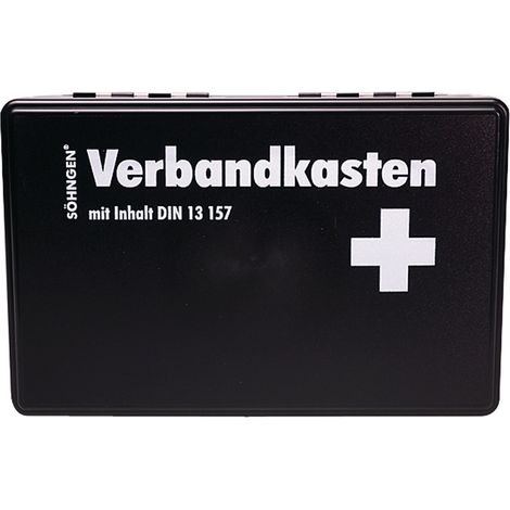 Betriebsverbandkasten klein KIEL B260xH160xT80ca.mm schwarz SÖHNGEN (1/5)