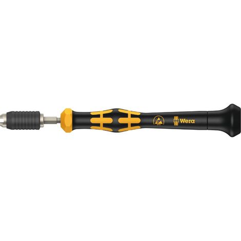 Wera 1460 Kraftform Micro ESD Giravite dinamometrici preimpostati e regolabili (0,02-0,11 Nm) con porta-inserti a cambio rapido - 05074800010