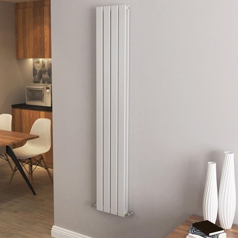 AICA Flat Panel Radiator Designer Central Heating Vertical 1600x272mm Double White