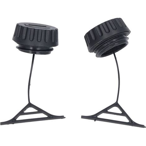 Bouchon d'huile pour réservoir de carburant, 2 pièces, pièce de tronçonneuse pour STIHL 066 MS660 OEM 0000 350 0509/0000 0520 (1/5)