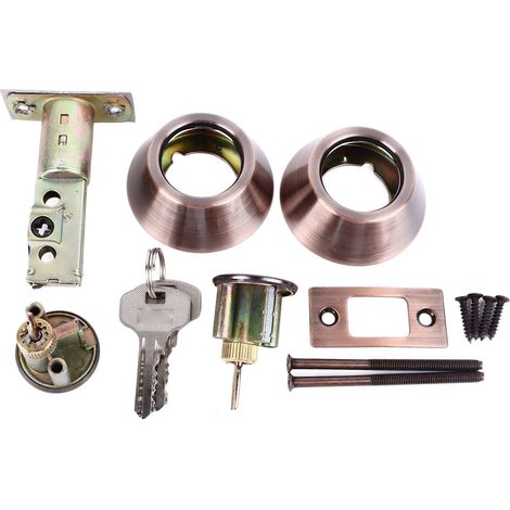 Serrure de bouton de porte, Protection universelle, clé d'entrée, intérieur Double face pour la maison
