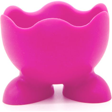 3-Pack Silicone Coquetier Plateau Silicone Coquetiers Protéger Les Oeufs Réutilisable Silicone Toilettage Oeuf Titulaire Silicone Givré Oeuf Titulaire(rose rouge) (1/5)