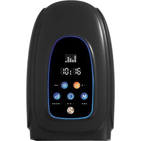 Massaggiatore portatile, ricaricabile, 2500 mAh, con 3 modalità di massaggio, 5 livelli di intensità e 3 impostazioni del timer, massaggiatore touch screen per il rilassamento muscolare (1/5)