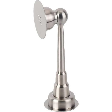 Butée de porte magnétique avec embout en caoutchouc, butée de porte murale en acier inoxydable, amortisseur de bruit (1/5)