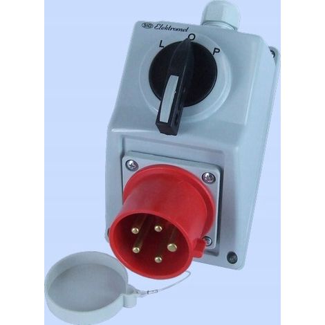 kit di installazione elektromet l-0-p 32a 5p ip44 32a 5 poli (1/2)