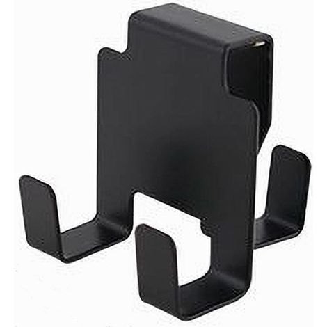 Cleafe - Gancio Bifacciale Per Porta Box Doccia 3 Ganci Accappatoio Telo Bagno Nero 87772 - (1/2)