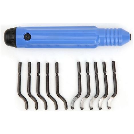 Tnfeeon Kit d'outils d'ébavurage léger, fonctionnement à une main, longue durée de vie, large application, choix populaire fabriqué en plastique + alliage (1/5)