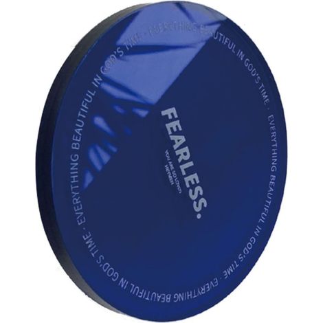 Dessous de verre minimalistes isolants thermiques décoratifs en acrylique bleu pour accessoires publicitaires et décoration intérieure (1/5)