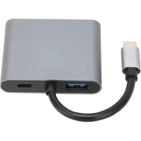 Adaptateur USB C 5 Gbit/s, Multiport Aluminium Allié, Commutateur 4K Anti-Interférences, Rallonge Type C (1/5)