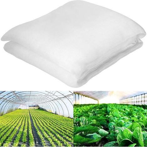 Feinmaschiges Mückenschutznetz 3 x 6 m zum Schutz von Pflanzen, Früchten und Blumen.