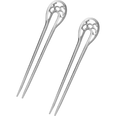 Pince À Cheveux - Brosse À Cheveux En Alliage D'Aluminium - Pour Coiffure Longue - 2 Pièces (1/5)
