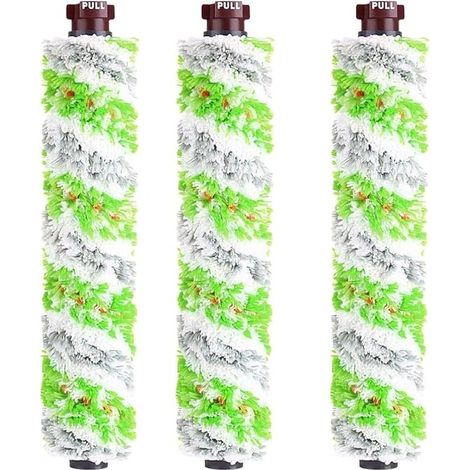 Lot de 3 rouleaux de brosse de rechange 2460 CrossWave pour aspirateur Bissell CrossWave 17132, 1785, 2519, 2306A 1785A 3888A, pièce de rechange 1613568 &161-3568. (1/5)