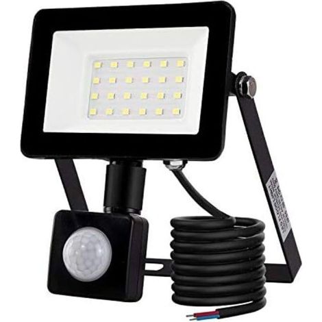 Projecteur LED extérieur 20W – Détecteur de mouvement – Température de couleur 6500K – IP66 – Aluminium moulé sous pression (1/5)