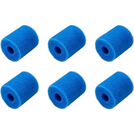 Éponge Filtration Lavable pour Eau Propre 6pcs pour mousse pour haute densité, résistante, nettoyage pour facile, alternative écologique, durée de vie prolongée (1/5)