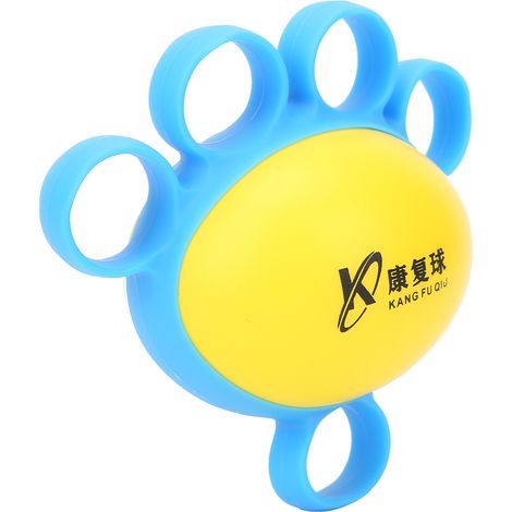 Balle d'exercice pour les doigts, spasmes des doigts, renforcement musculaire de la main, entraînement physique, balle anti-stress bleue