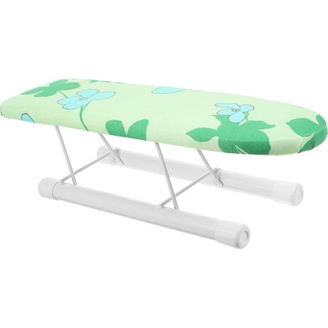 table à repasser en coton et acier avec pieds pliables