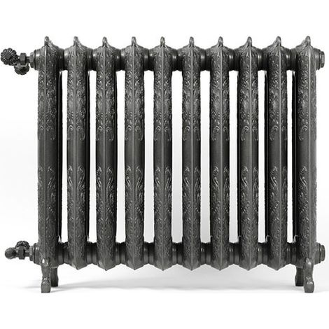 Gusseiserner Wandheizkörper  - Höhe 225mm - Länge 360mm - 343 watt - Dicke 225mm - Kapazität 6.60L - OXF410/360FB4