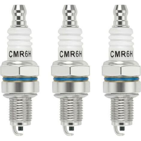 3 Pièces CMR6H Bougie d'Allumage pour Stihl MS170 MS171 MS181 MS211 FS90 MS231 MS241 FS100 FS110 BG56 NGK 3365 CMR6H Bougie pour Tondeuse Souffleurs Débroussailleuses Tronconneuse (1/5)