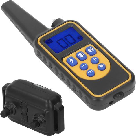 Collier anti-aboiement électronique pour chien, étanche IP65, sensibilité réglable, 4 modes de dressage, rechargeable. (1/5)