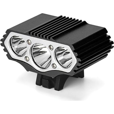 Lumiere Velo Lampe Velo Rechargeable Eclairage Velo a LED Puissant 12 000 Lumens Lumière Velo Avant et Arrière étanche Phare Velo pour VTT Course Cycliste (1/5)