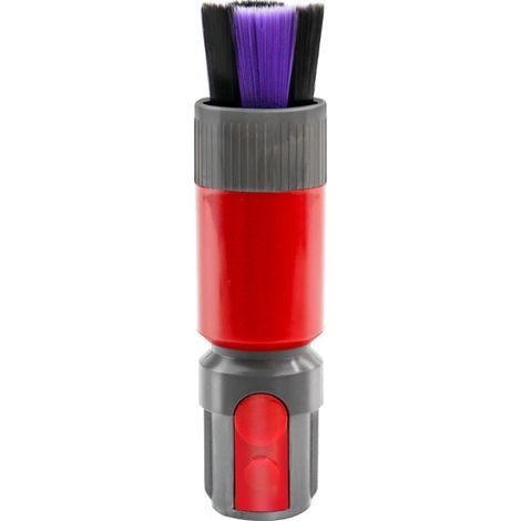 Brosse Anti-rayures, Sans Trace Brosse à Poussière pour Accessoire Dyson, pour Embout Aspirateura Dyson V7/V8/V10/V15, Brosse à Poussière sans Rayures pour Aspirateur Dyson (Rouge) (1/4)