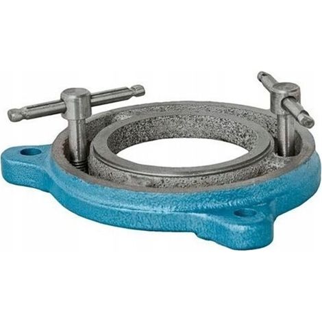BISON 321282060200, Base de tornillo de banco giratoria tipo 1822, Azul