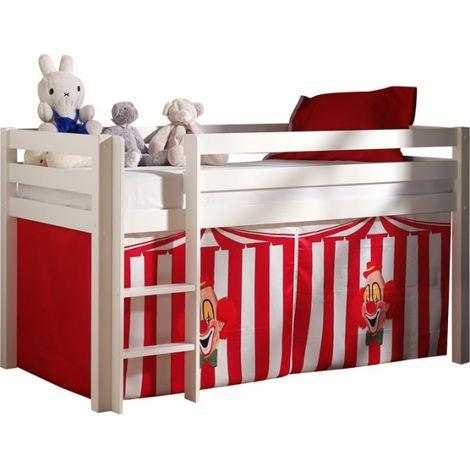 Lit Enfant "Pino Cirque" 90x200cm Blanc (1/2)