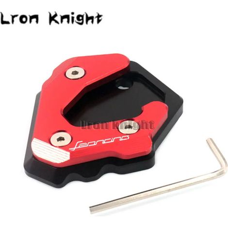 (Rouge) Compatible avec Benelli Leoncino 500 Leoncino500 BJ500 BJ 500 Moto Béquille latérale CNC Extension de béquille Agrandissement maxpower (1/4)