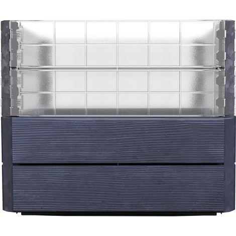 GARANTIA ERGO QUADRO Turbo S 50 letto rialzato Wood, incl. sistema di risparmio idrico FLORA