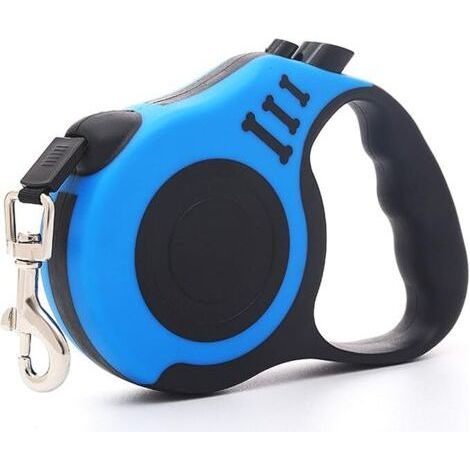 3m Retractable Dog Leash – Strong Nylon – Max Weight 15kg – Rust Resistant Swivel Hook – One Hand Operation (1/5)