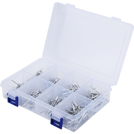 320 Stück Blindnieten mit Kuppelkopf, Befestigungsnägel aus hochfestem Aluminiumlegierungsmaterial (1/5)