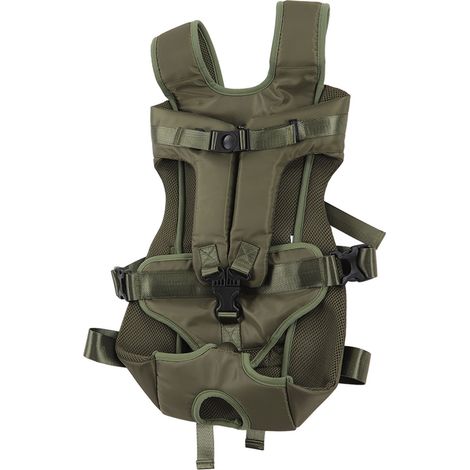 1 Sac à dos avant pour chien et chat, respirant, imperméable, ajustable, pour vélo, randonnée, promenade (1/5)