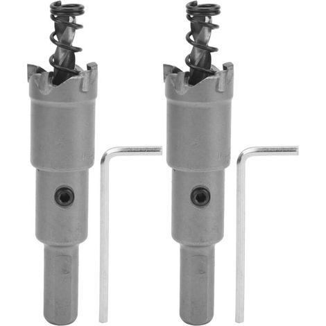 aqxreight Lochdichtungssatz aus Hartmetall für professionelle Metallbearbeitungs- und Bohranwendungen, 20 mm Durchmesser, industriell (φ22,5 mm) (1/5)