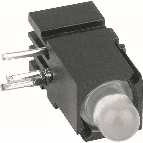 Mentor Einzel LED-Anzeige THT 2814.2831 Rot, Grün 3 mm 50 mcd 60 ° 20 mA 2.2 V 13.6 mm -40 °C 85 °C