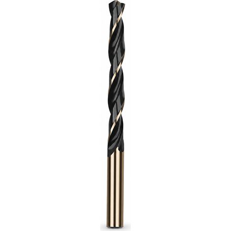 Foret hélicoïdal HSS pour acier inoxydable 9 mm tige droite (1/5)