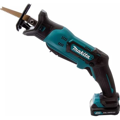Makita - Scie sabre sans fil 12V, 2 batteries 2,0 Ah, chargeur JR103DSAE