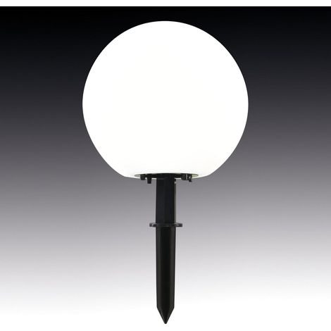 Lampe Solaire Extérieure Décorative en Forme de Boule avec Piquet pour Jardin 50 cm - PANGIVO (1/5)
