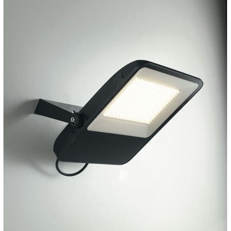 Proiettore TAURUS nero in alluminio 150 W 4000K (luce naturale)IP65 ermetico e resistente all'acqua, adatto ad ambienti esterni (1/2)